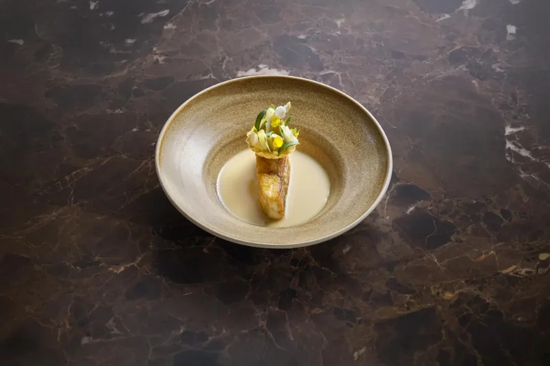 Ein Gericht aus dem Fine Dining Restaurant Bellini