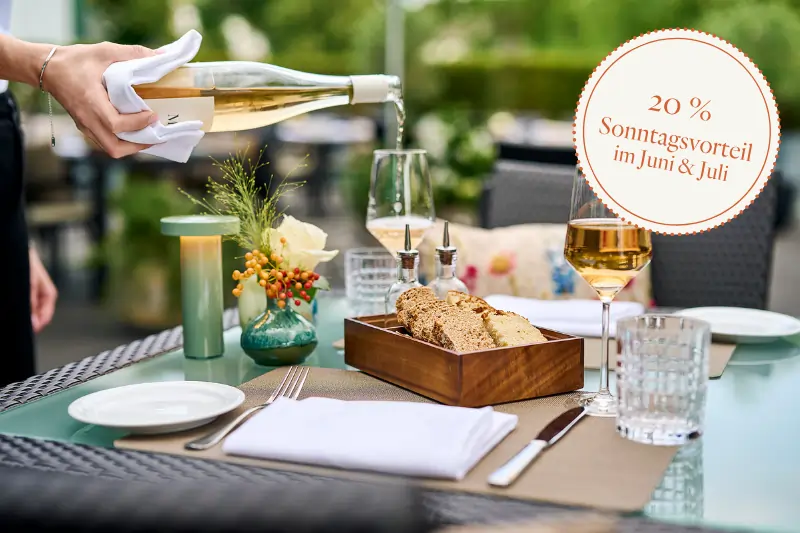 20% Sonntagsvorteil im Juni & Juli
